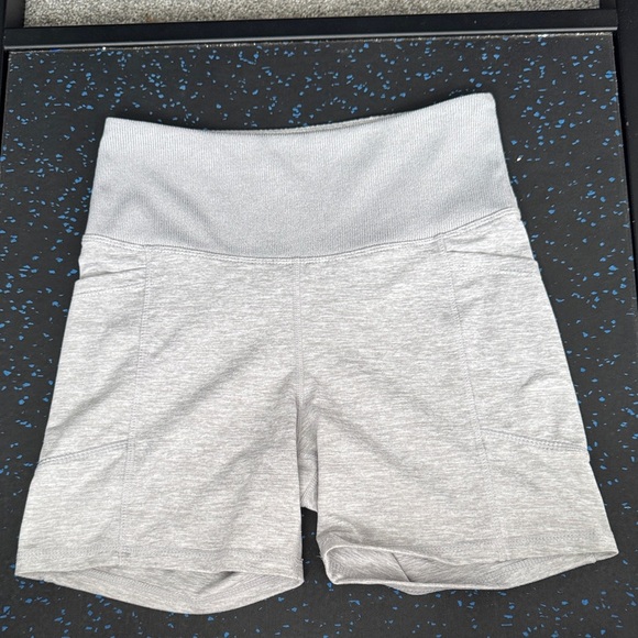 Zobha Light Gray Athletic Shorts - Picture 1 of 4